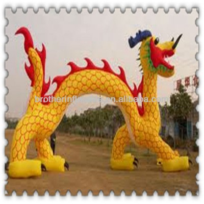 Chinese Happy new year Inflatable Dragon Arch the Boat Festival for decoration