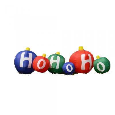 High quality Inflatable Christmas custom LED light digital balls for Decoration