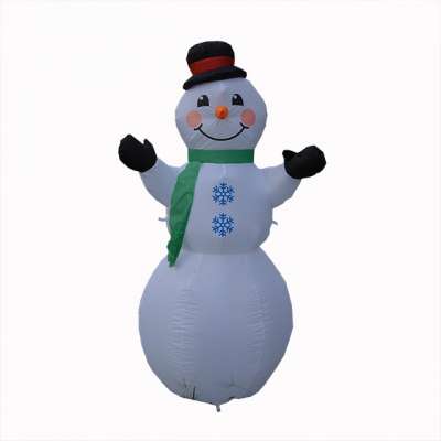 15 years Factory custom size inflatable Christmas snowman for home decoration