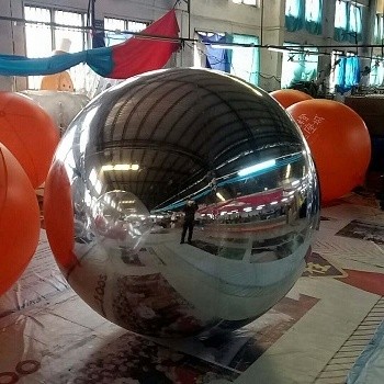 advertising decorative silver balloon inflatable mirror ball